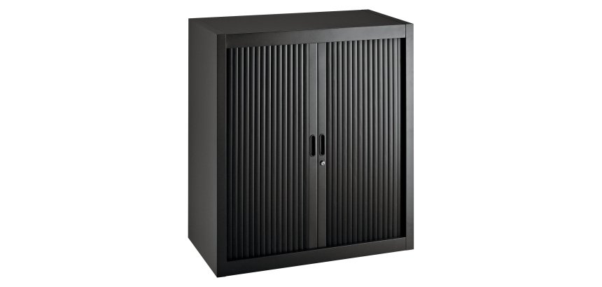 Armoire à rideaux démontables Economique 100 x 90 cm corps noir