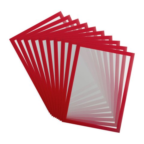 Funda magnética Magneto Pro Solo Djois by Tarifold A4 - Pack de 10 Rojo