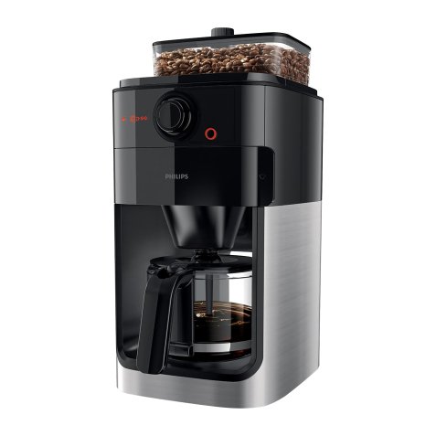Espressomachine voor koffiebonen of gemalen koffie Grind & Brew Philips zwart 