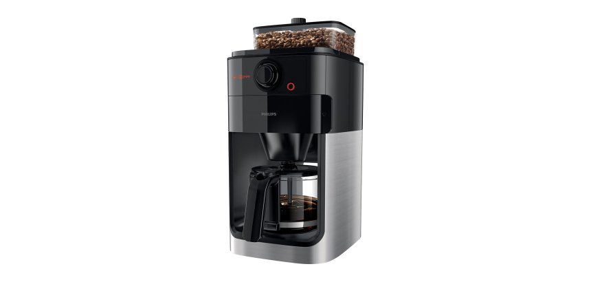 Espressomachine voor koffiebonen of gemalen koffie Grind & Brew Philips zwart 