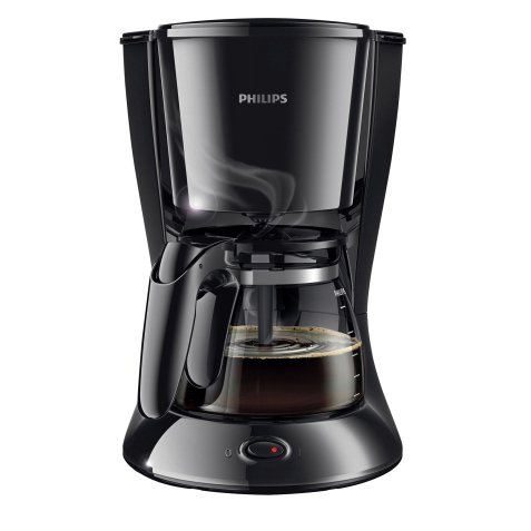 Coffee machine with filter Daily Philips black 