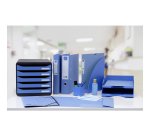 Carpeta 2 anillas A4 Lomo 4 cm Antibacteriano Clean'Safe azul 