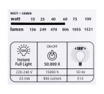 Ampoule LED - E14 - 6,3 W - Standard