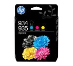 Pack cartridges HP 934+ HP 935 high capacity 4 colors for inkjet printer