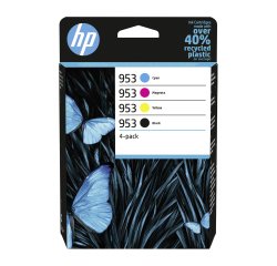 HP 953 - 6ZC69AE Pack cartouches : 1 noire + 3 couleurs pour imprimante jet d'encre