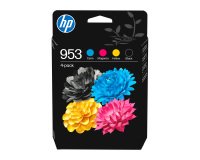 Pack HP 953 cartridges 1 zwart + 3 kleuren voor inkjetprinter 
