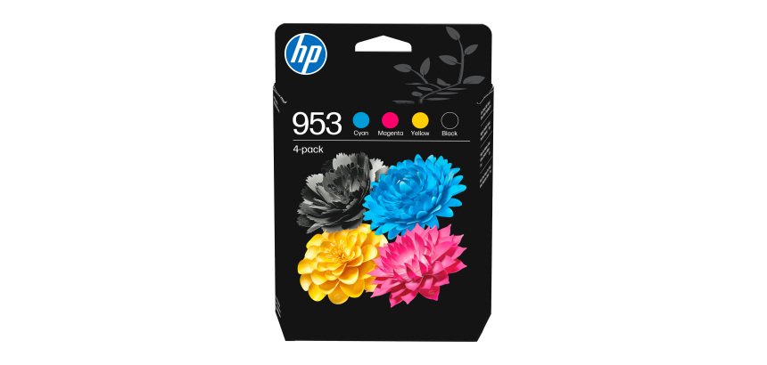 HP 953 - 6ZC69AE Pack cartouches : 1 noire + 3 couleurs pour imprimante jet d'encre