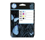 HP 963 - 6ZC70AE Pack 1 noire + 3 cartouches couleurs pour imprimante jet d'encre