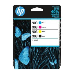 Pack HP 903 1 noire + 3 cartouches couleurs pour imprimante jet d'encre
