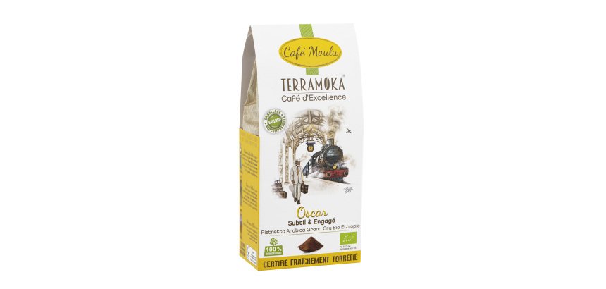 Café moulu Terramoka Oscar Bio - Paquet de 250 g