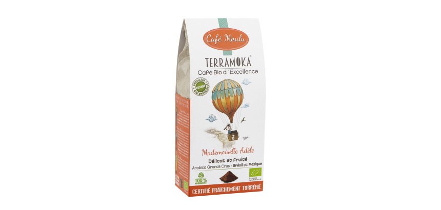 Café moulu Terramoka Adèle Bio - Paquet de 250 g