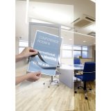 DURABLE Wall Mountable Magnetic Infoframe DURAFRAME Self-Adhesive A4 236 x 323 mm Silver Pack of 2