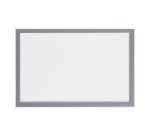 Tableau blanc laqué cadre finition argentée Bi Office 40 x 60 cm