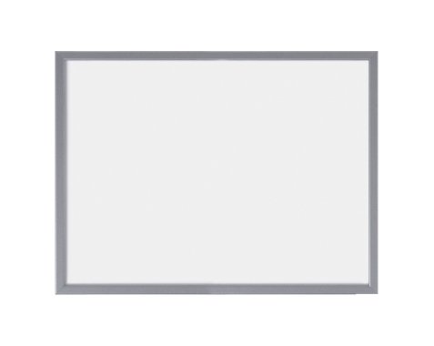 Bi-Office Blokko Tableau Blanc Magnétique Argenté 600 X 450 Mm
