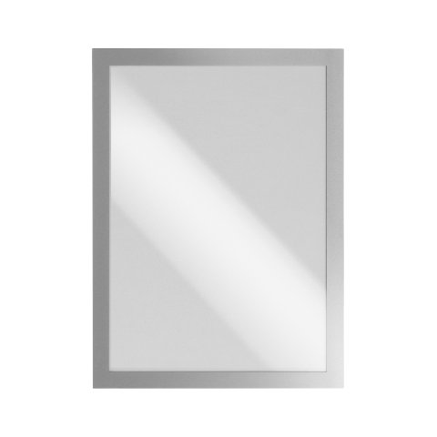 Fundas magnéticas Duraframe Durable formato A4 plata - pack de 5