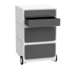 Desserte Easybox 4 tiroirs horizontaux