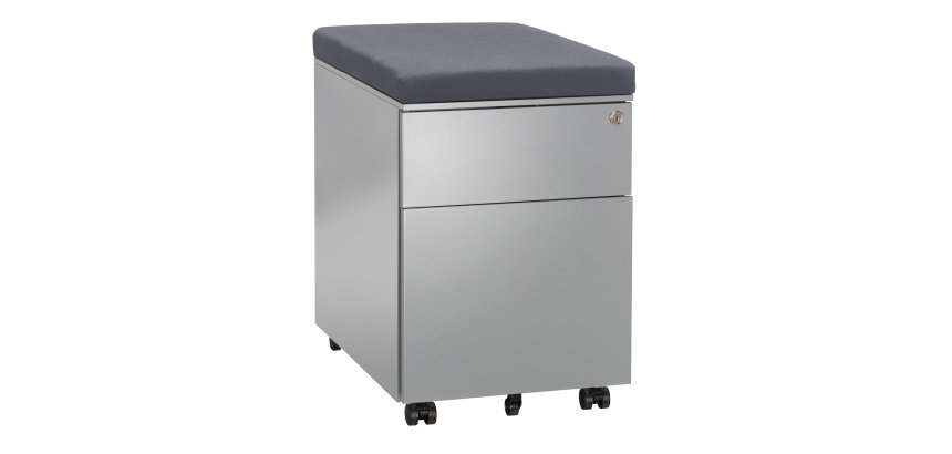 Cajonera móvil metal con cojin Bruneau