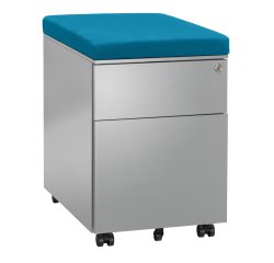 Caisson mobile métal Bruneau avec coussin