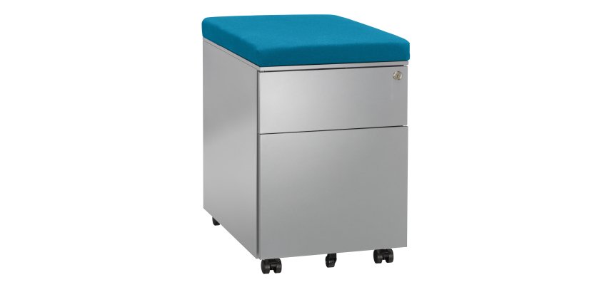 Caisson mobile métal Bruneau avec coussin