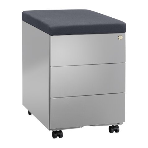Caisson mobile métal Bruneau avec coussin