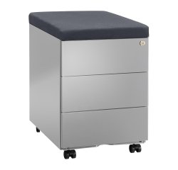 Cajonera móvil metal con cojin Bruneau