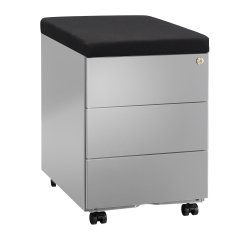 Cajonera móvil metal con cojin Bruneau