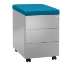 Caisson mobile métal Bruneau avec coussin