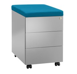 Cajonera móvil metal con cojin Bruneau
