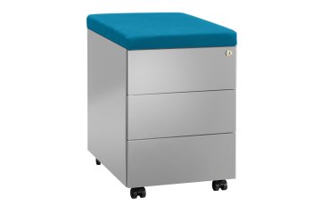 Cajonera móvil metal con cojin Bruneau