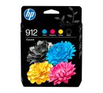 HP 912 Pack 4 cartuchos originales negro + tricolor (300 + 3 x 315)