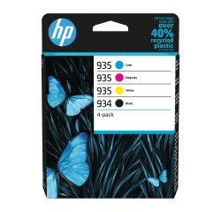 HP 934/935 Pack 4 cartuchos originales negro + tricolor (4 x 400 páginas)