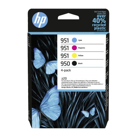 HP 950/951 Pack 4 cartuchos originales (1000 + 3 x 700 páginas)