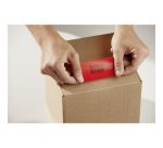 Rollo Etiquetas Dymo LW Roja 54 x 101 mm de envío/nombre