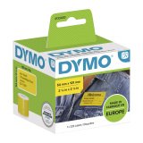 Rollo Etiquetas Dymo LW Amarillo 54 x 101 mm de envío/nombre