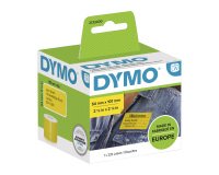 Rollo Etiquetas Dymo LW Amarillo 54 x 101 mm de envío/nombre
