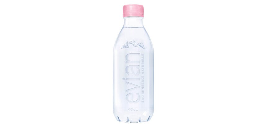 Eau Evian Nude 40 cl - Carton de 24 bouteilles