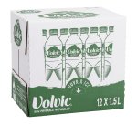 Eau minérale plate Volvic bouteille de 1,5 L - Carton de 12