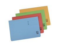 Subcarpetas canguro de cartulina 320 g Folio colores separados