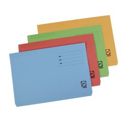 Subcarpetas canguro de cartulina 320 g Folio colores separados