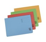 Subcarpetas canguro de cartulina 320 g Folio colores separados