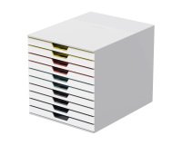 Classifying module Durable Varicolor® 10 drawers white
