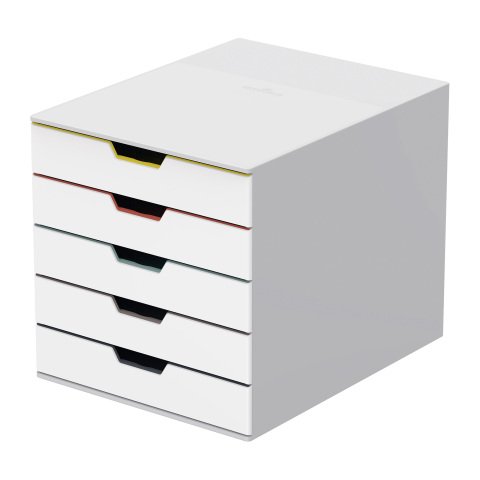 Módulo de archivo Durable Varicolor® Mix 5 cajones blanco