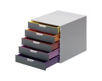 Classifying module Durable Varicolor® 5 drawers