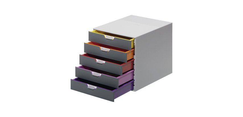 Module de classement Durable Varicolor® 5 tiroirs