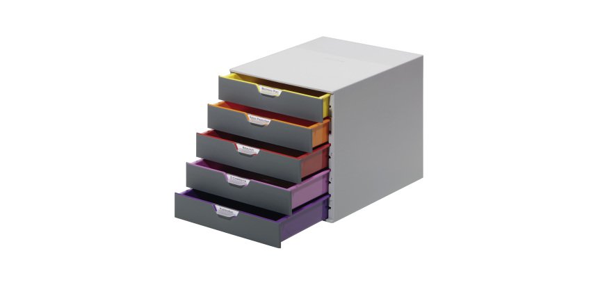 Module de classement Durable Varicolor® 5 tiroirs