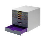 Módulo de archivo Durable Varicolor® 7 cajones Gris