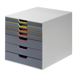 Classifying module Durable Varicolor® 7 drawers grey