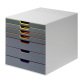 Classifying module Durable Varicolor® 7 drawers grey