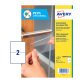 Etiquetas Avery adhesivas antibacterianas de poliéster transparente 199.6x143.5mm