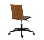 Chaise de bureau JADE - bois teinté